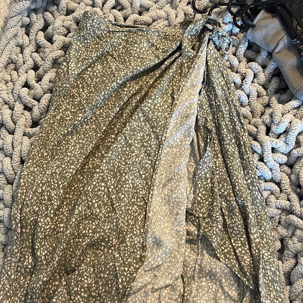 wrap around tie skirt